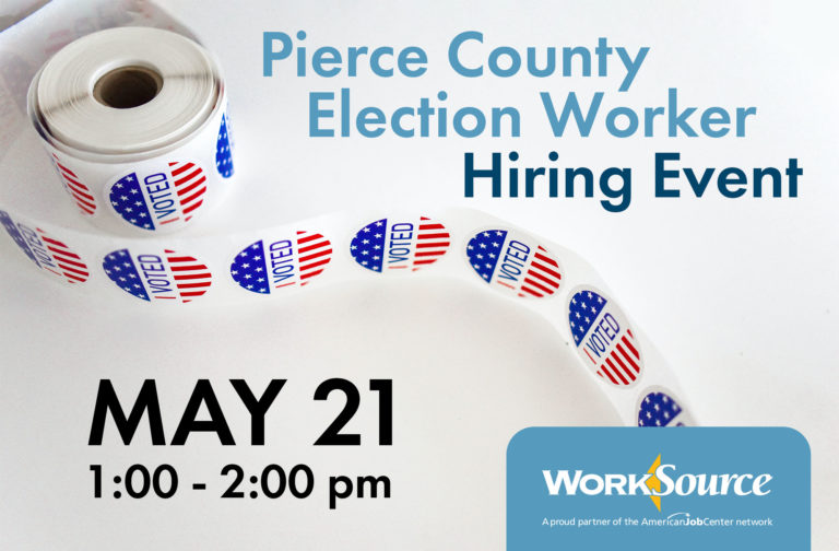 Virtual Hiring Event: Pierce County Elections