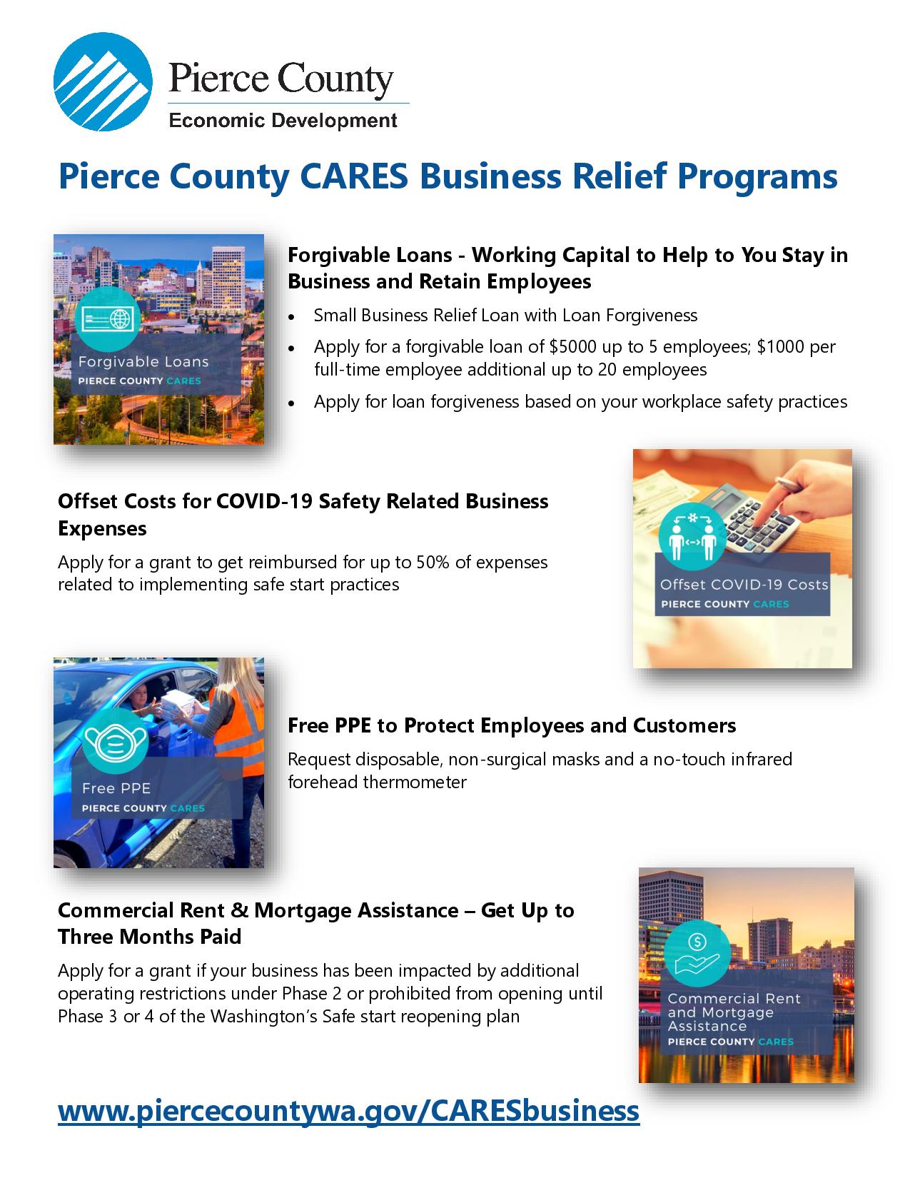 Pierce County CARES Business Relief Programs 2