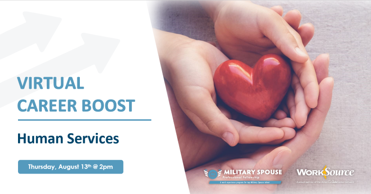 CAREER BOOST: Human Services – August 13th