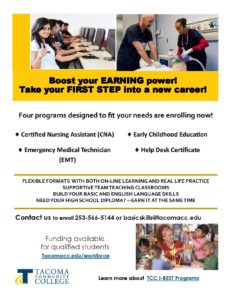 TCC Workforce Training Programs and Resources 2