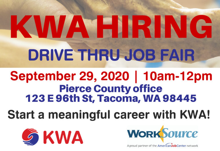 KWA Drive Through Job Fair – Sept 29th