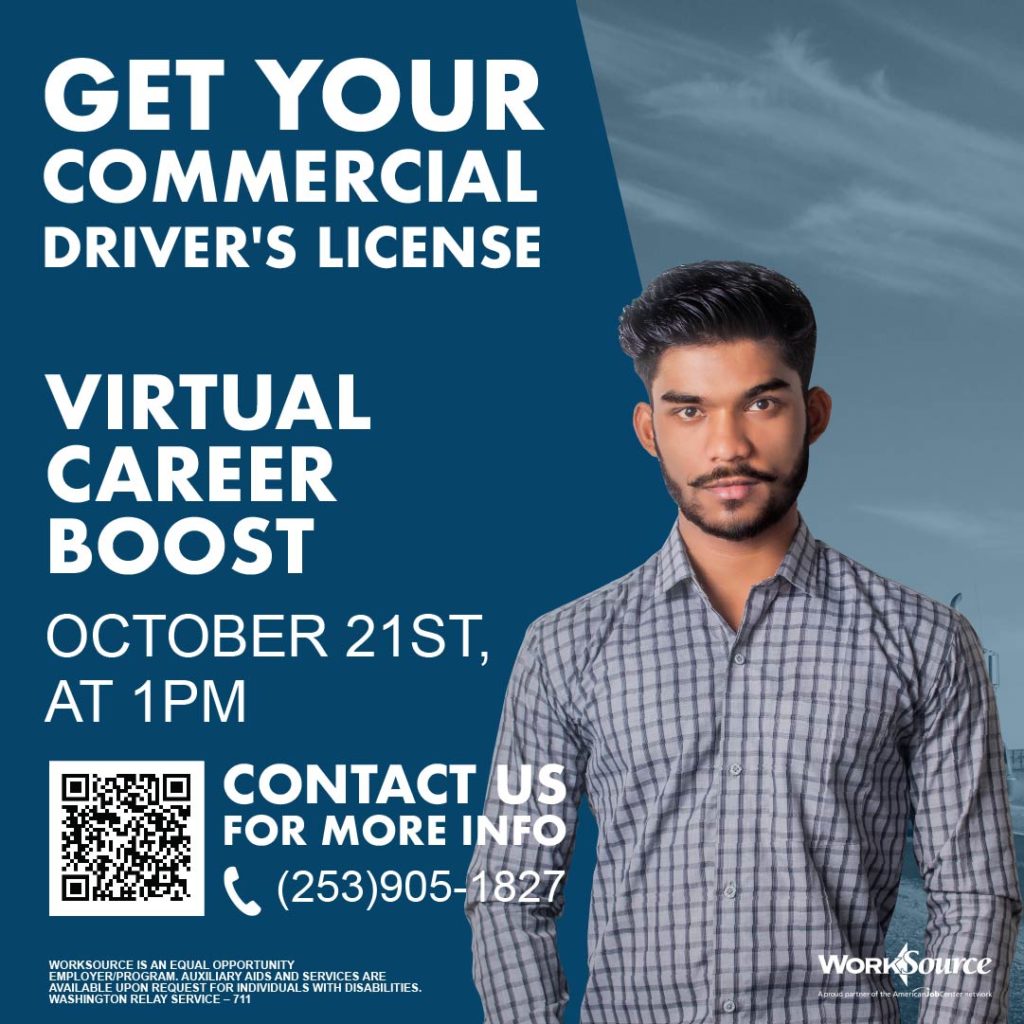 CAREER BOOST: CDL - October 21st 8 CAREER BOOST: CDL - October 21st 8