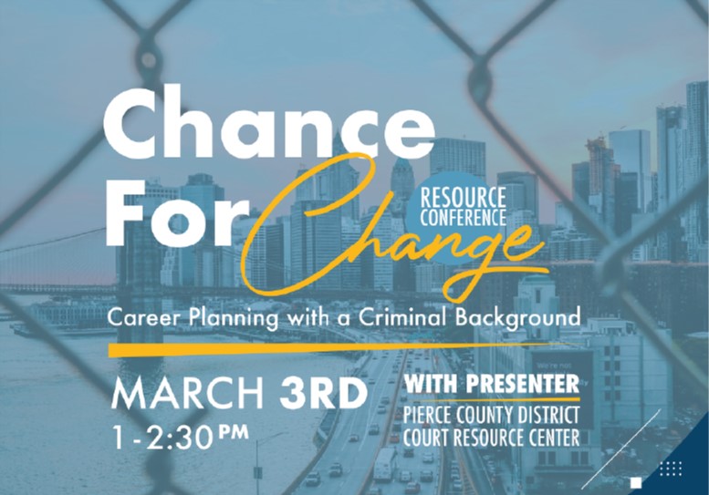 Chance for Change Resource Conference - March 3rd 1