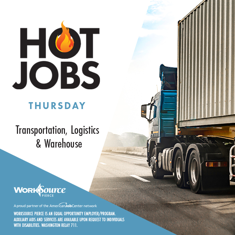 Hot Jobs: Transportation, Logistics, & Warehouse 1