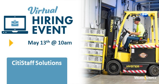 CitiStaff Solutions Virtual Hiring Event - May 13th 1