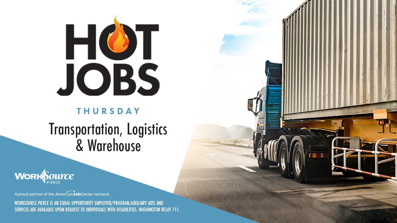 Hot Jobs: Transportation, Logistics, Warehouse 1