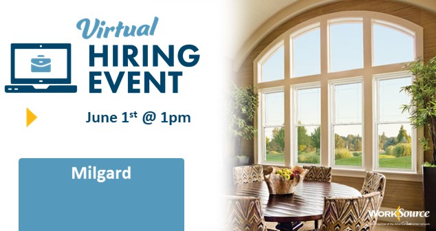 Milgard Windows and Doors Employer Event - June 1st 1