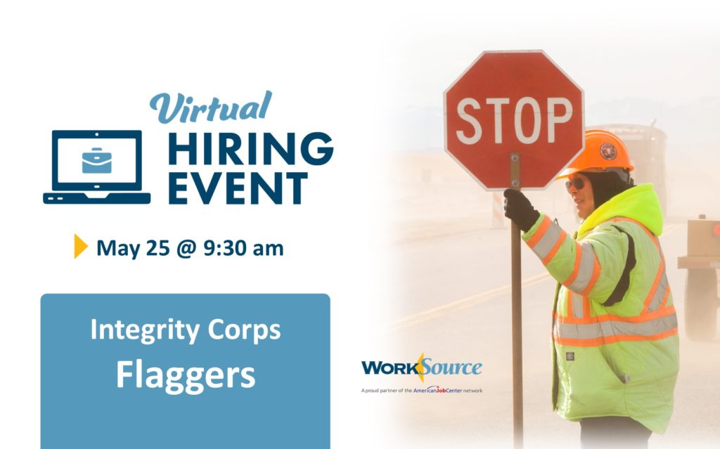 Integrity Corps Virtual Hiring Event - May 25 2