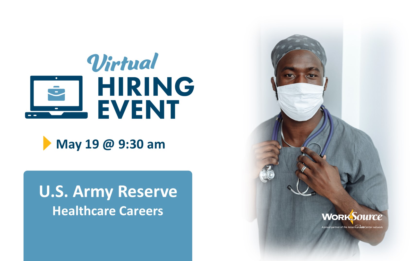U.S. Army Reserve Virtual Hiring Event - May 19 1