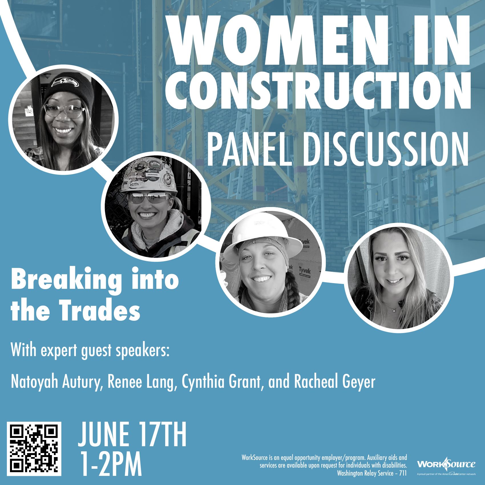 Women in Construction Panel Discussion - June 17th 1