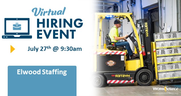 Elwood Staffing Hiring Event – July 27th
