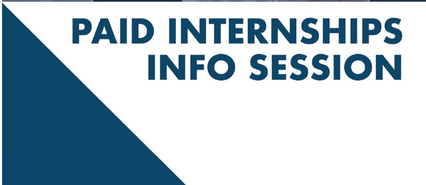 Paid Internships Information Session - July 22nd 1