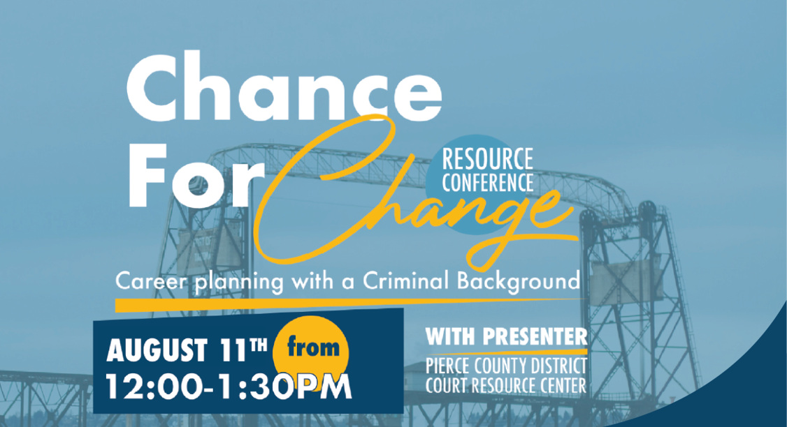 Chance for Change Resource Conference - August 11th 1