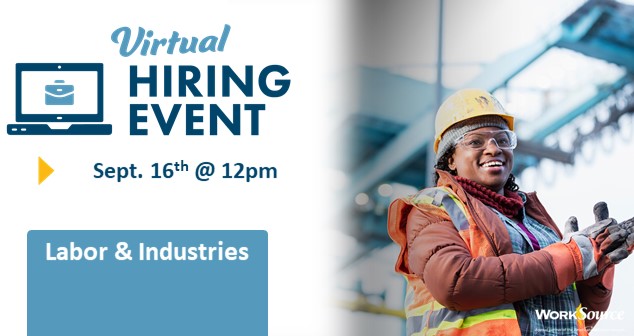 Department of Labor & Industries Employer Event – September 16th