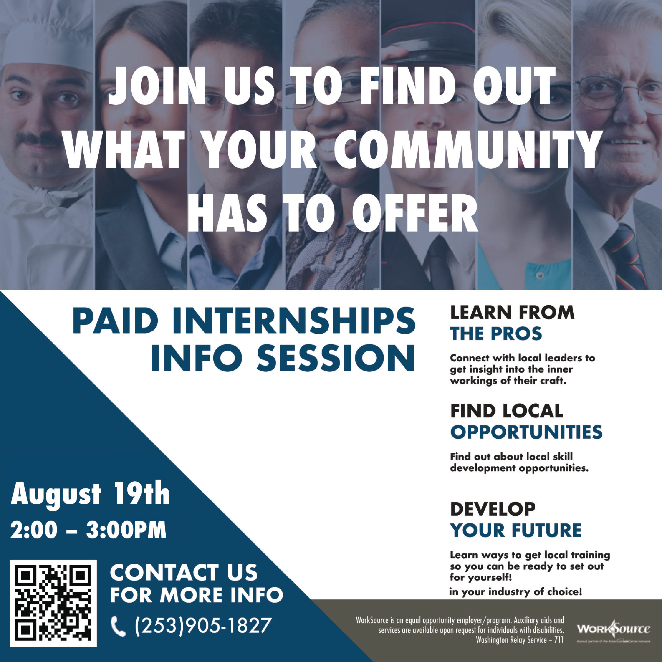 Paid Internships Information Session - August 19th 2
