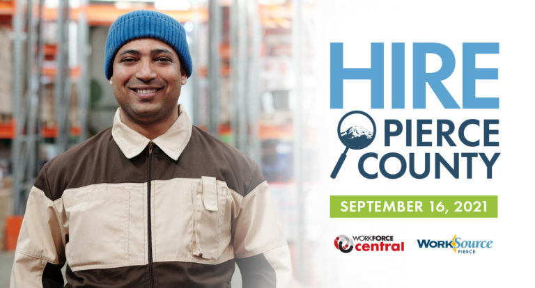Hire Pierce County Virtual Job Fair – September 16th