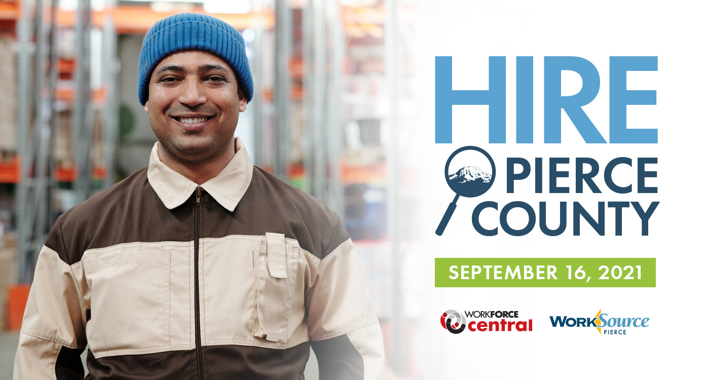 Hire Pierce County Virtual Job Fair - September 16th 1