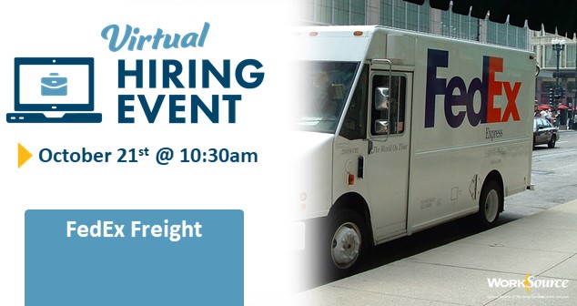 FedEx Freight Hiring Event – October 21st