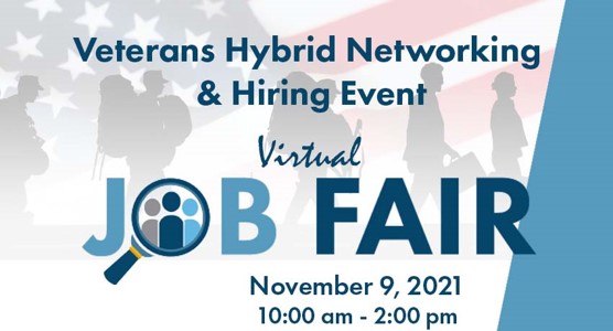 Veterans’ Networking and Hiring Event – November 9th
