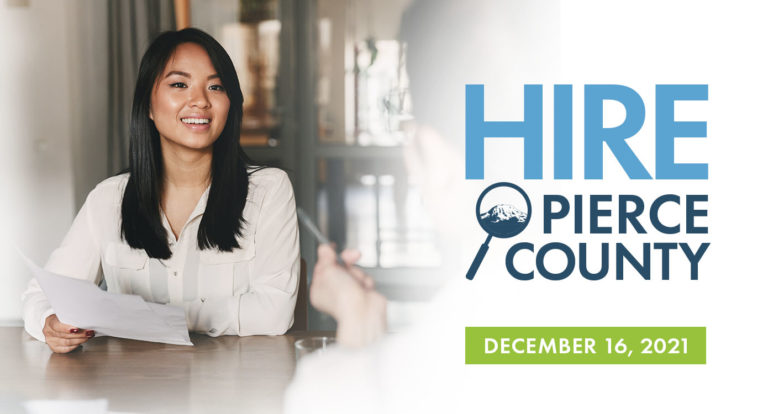 Hire Pierce County Virtual Job Fair – December 16th