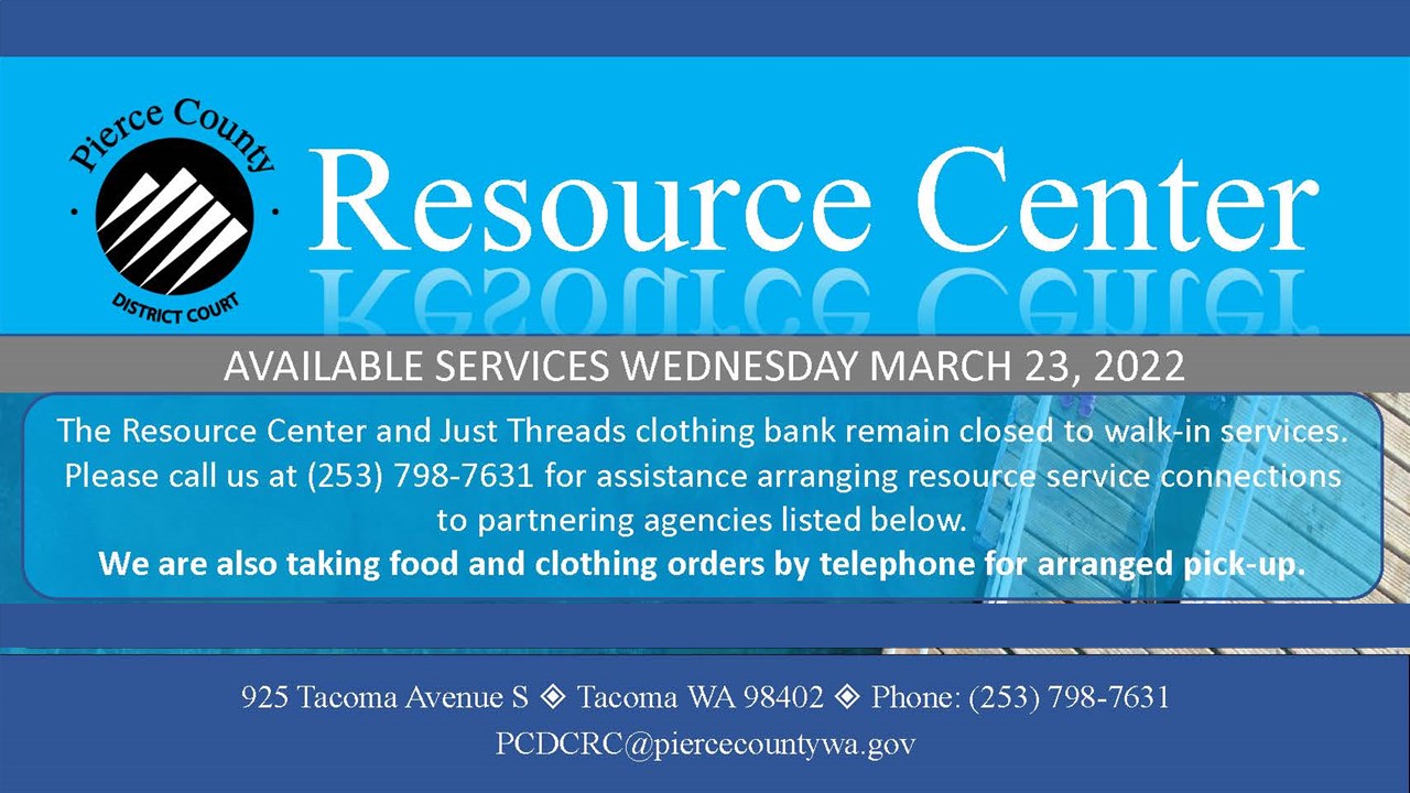 Pierce County Court Resource Center Services 1