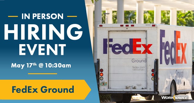FedEx Ground Hiring Event – May 17th