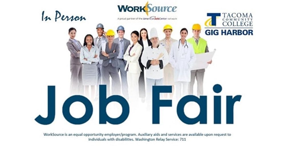 SAVE THE DATE: TCC Gig Harbor Job Fair - July 12th 7