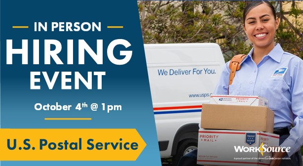 USPS Hiring Event – October 4th