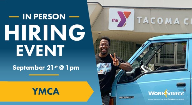 YMCA Hiring Event – September 21st