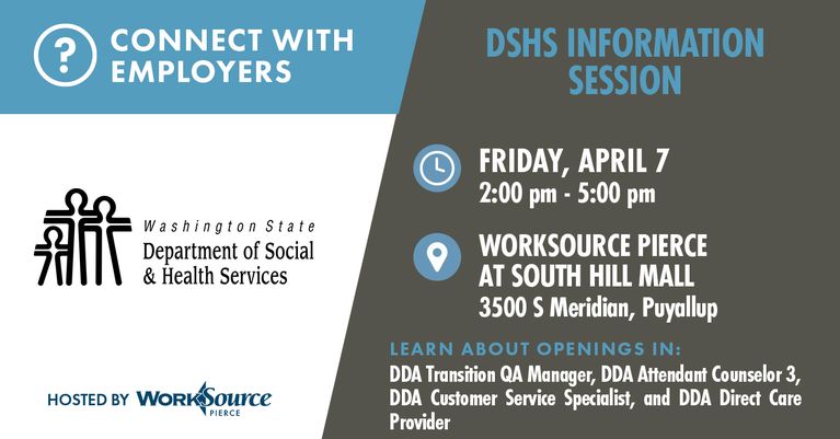 DSHS Information Session – April 7