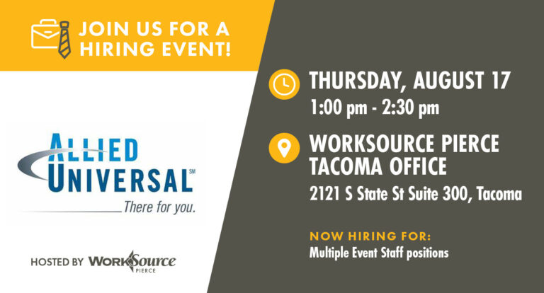 Allied Universal Hiring Event – August 17