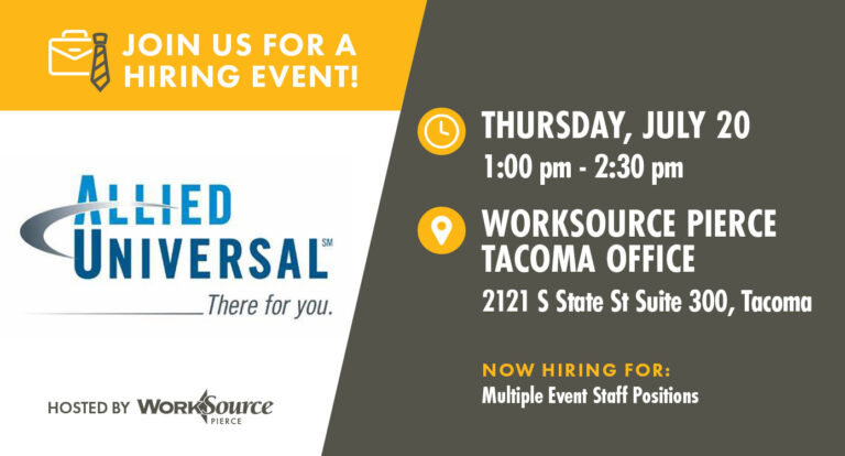 Allied Universal Hiring Event – July 20