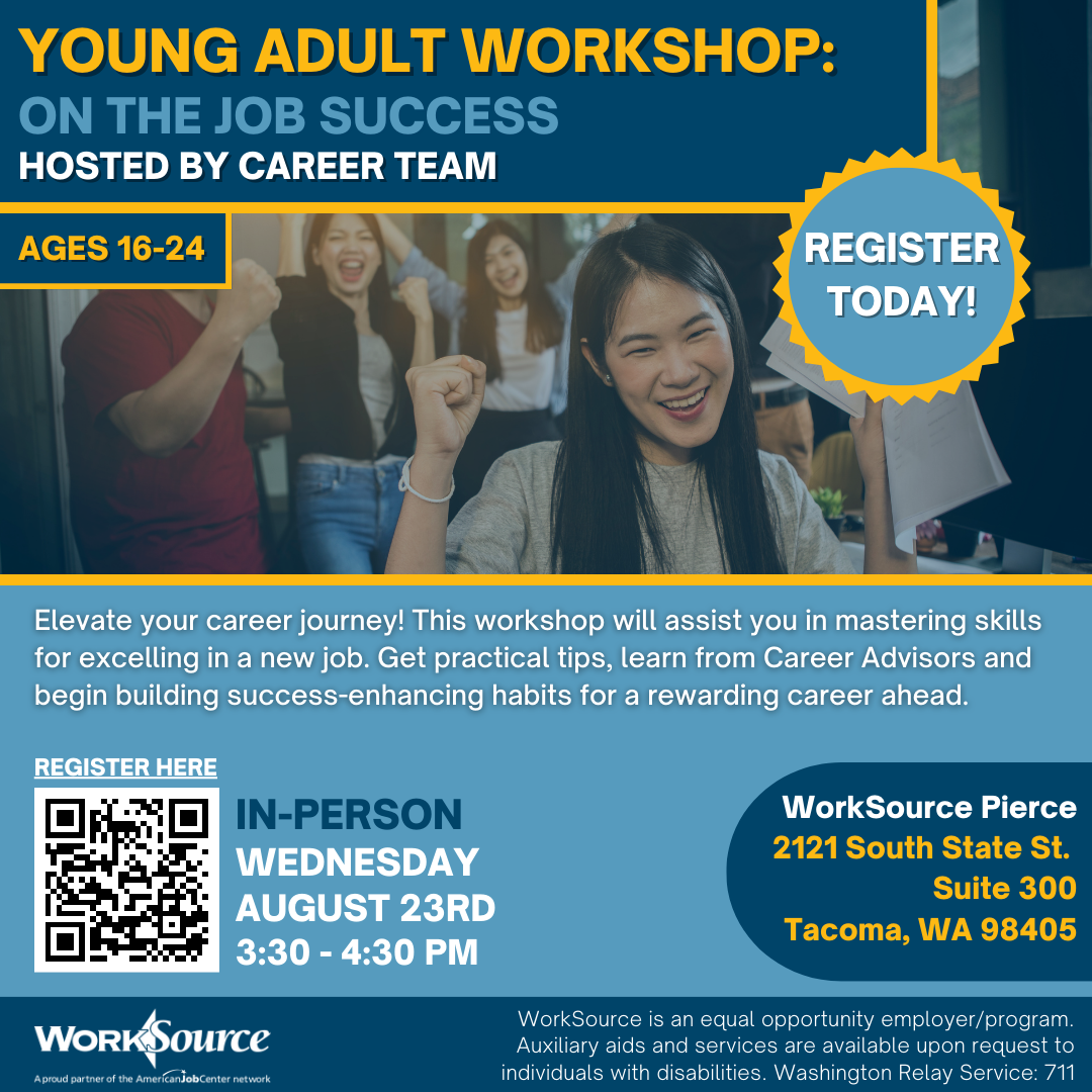 Young Adult Workshop: On the Job Success 1