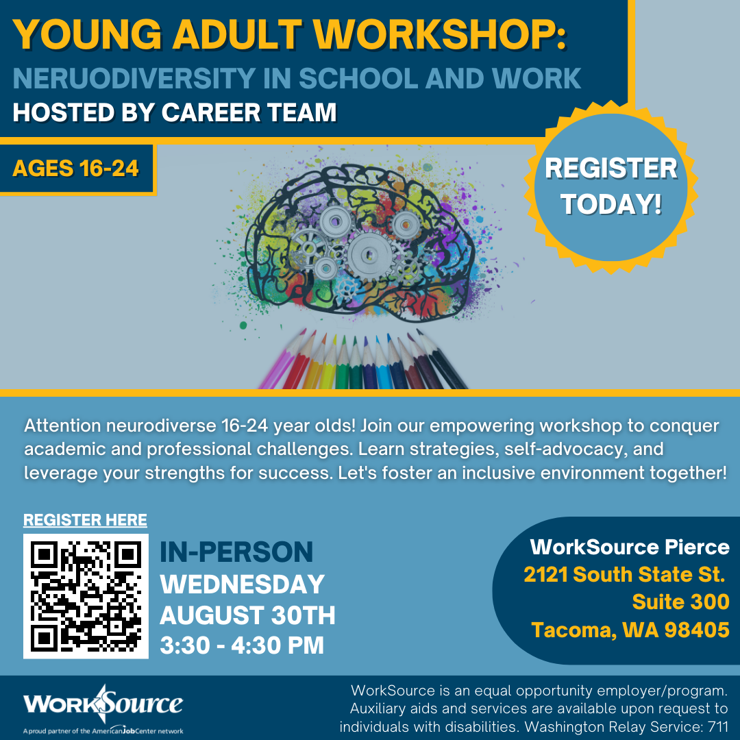Young Adult Workshop: Neurodiversity in School and Work 1