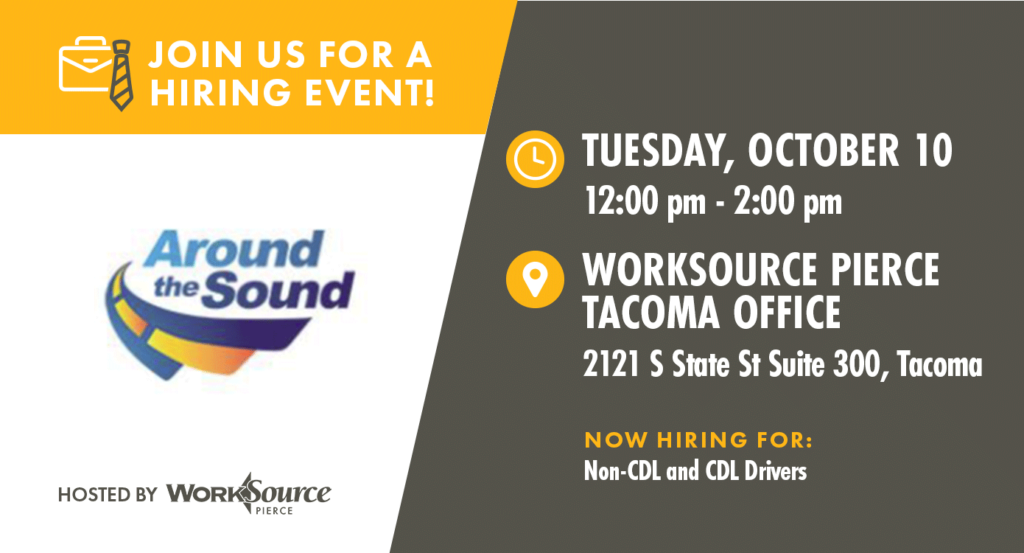 Around The Sound Hiring Event - October 10 5 Around The Sound Hiring Event - October 10 5