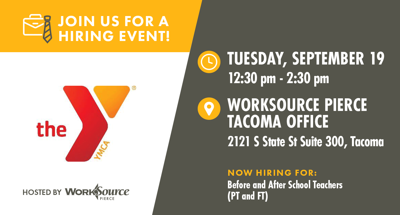 YMCA Hiring Event - September 19 1