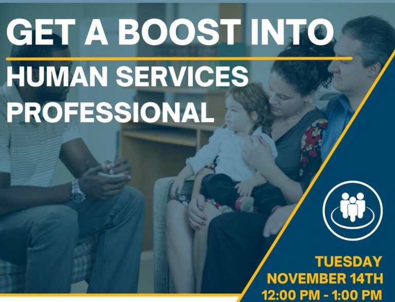 Career Boost: Human Services Professional Nov. 14