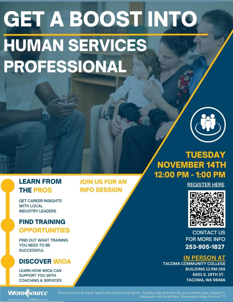 Career Boost: Human Services Professional Nov. 14 2