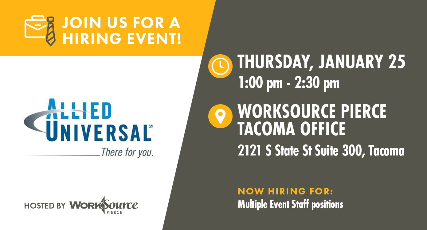 Allied Universal Hiring Event - January 25th 1