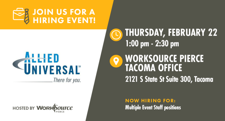 Allied Universal Hiring Event – February 22