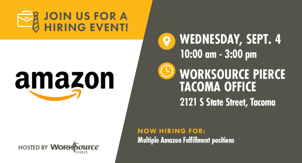 Amazon In-person Information Session - September 4 8 Amazon In-person Information Session - September 4 8