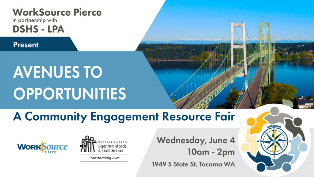 Avenues To Opportunities: A Community Engagement Resource Fair - June 4 4