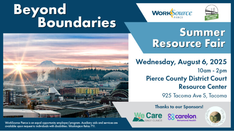 Beyond Boundaries Resource Fair on August 6