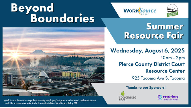 Beyond Boundaries Resource Fair on August 6