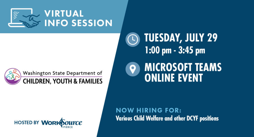 DCYF CW Recruitment & Information Session - July 29 9