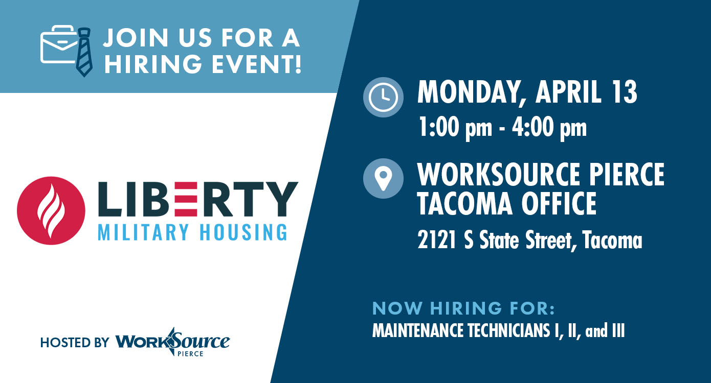 Liberty Military Housing Hiring Event – April 13
