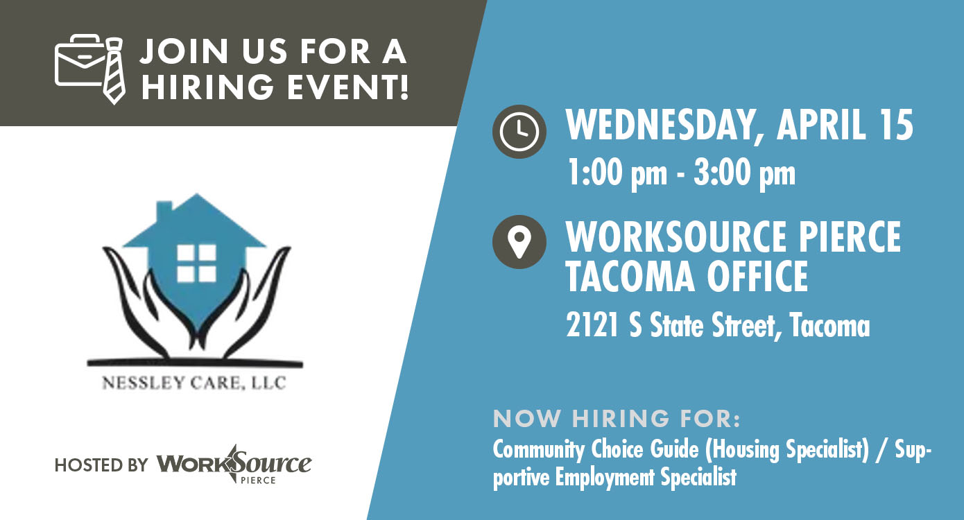 Nessley Care Hiring Event – April 15