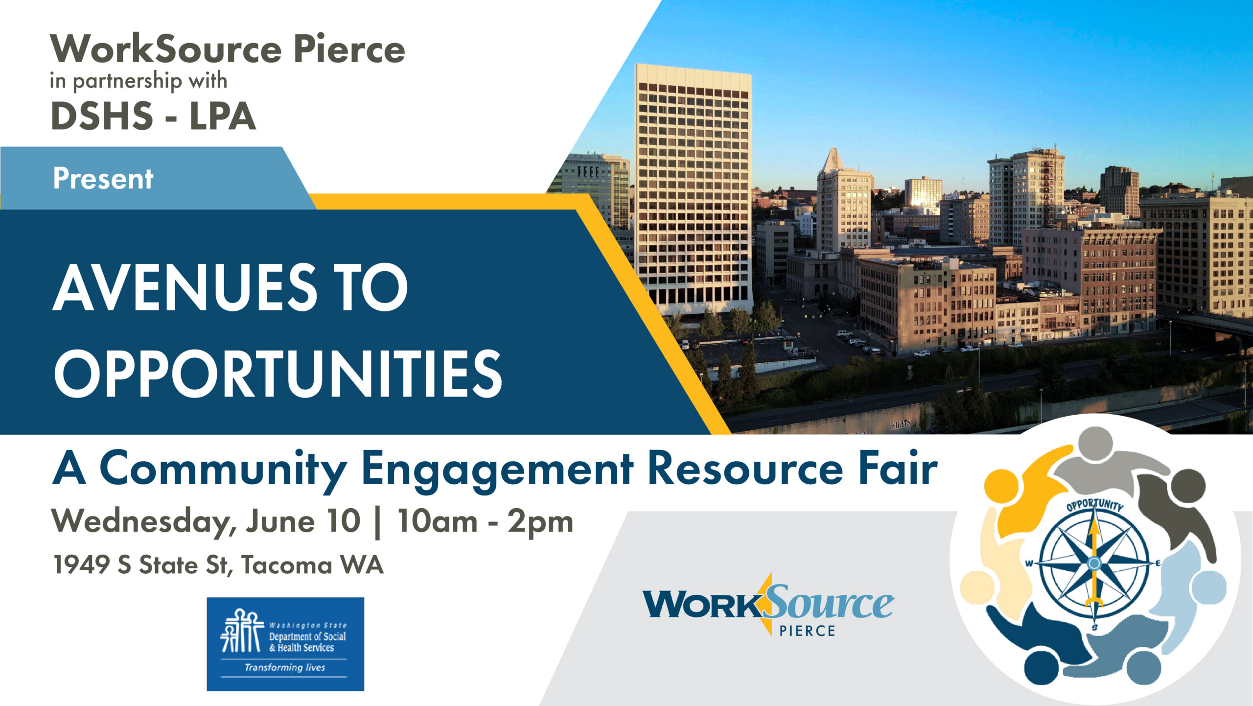 Avenues To Opportunities: A Community Engagement Resource Fair - June 10 1 Avenues To Opportunities: A Community Engagement Resource Fair - June 10 1