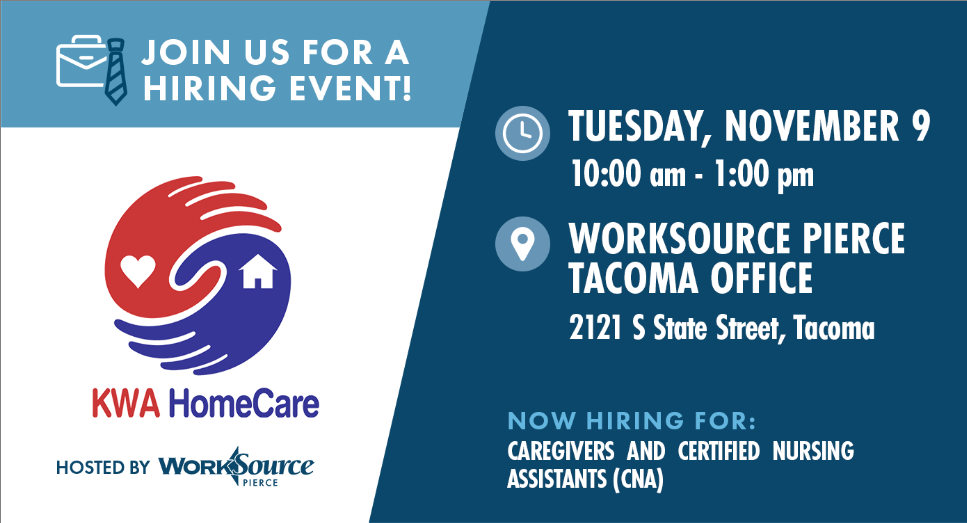 KWA Hiring Event - November 9 1 KWA Hiring Event - November 9 1